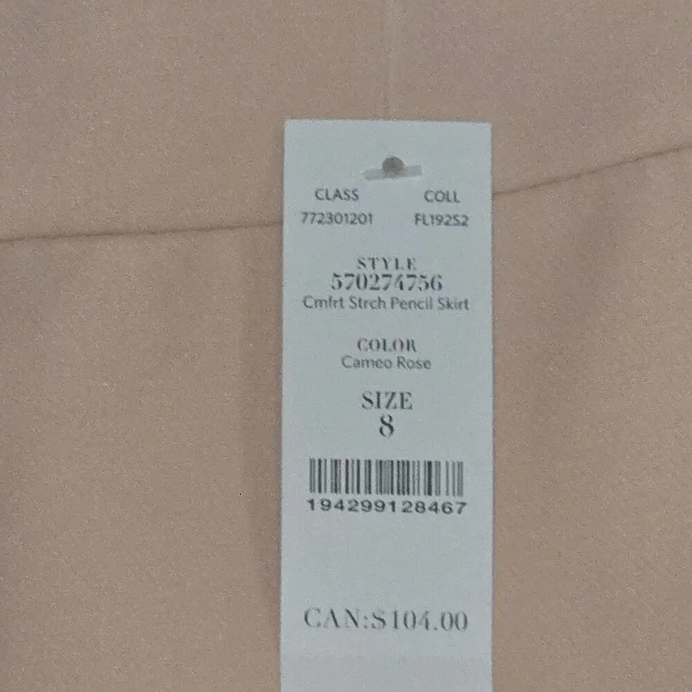 NWT‎ White House Black Market Comfort Stretch Pencil Skirt